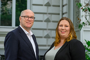 Der Vorstand des HBI: Wolfgang Schulz und Kristina Hein